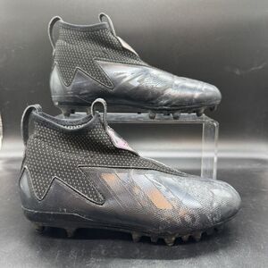 Adidas Spark 23 IG2646 Black Low Top Soccer Football Cleats Youth Size 3.5 EUC